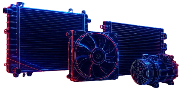 Peças de refrigeração automotiva Eurus